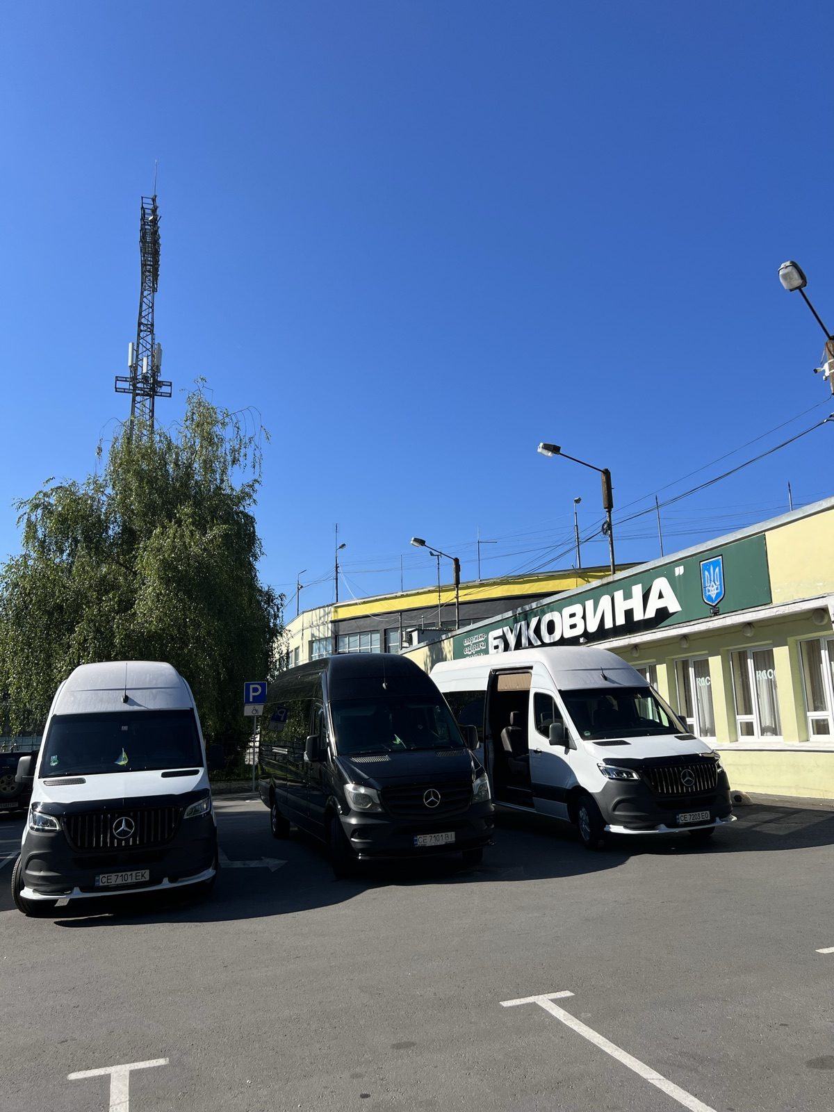 Посадка біля стадіону «Буковина»